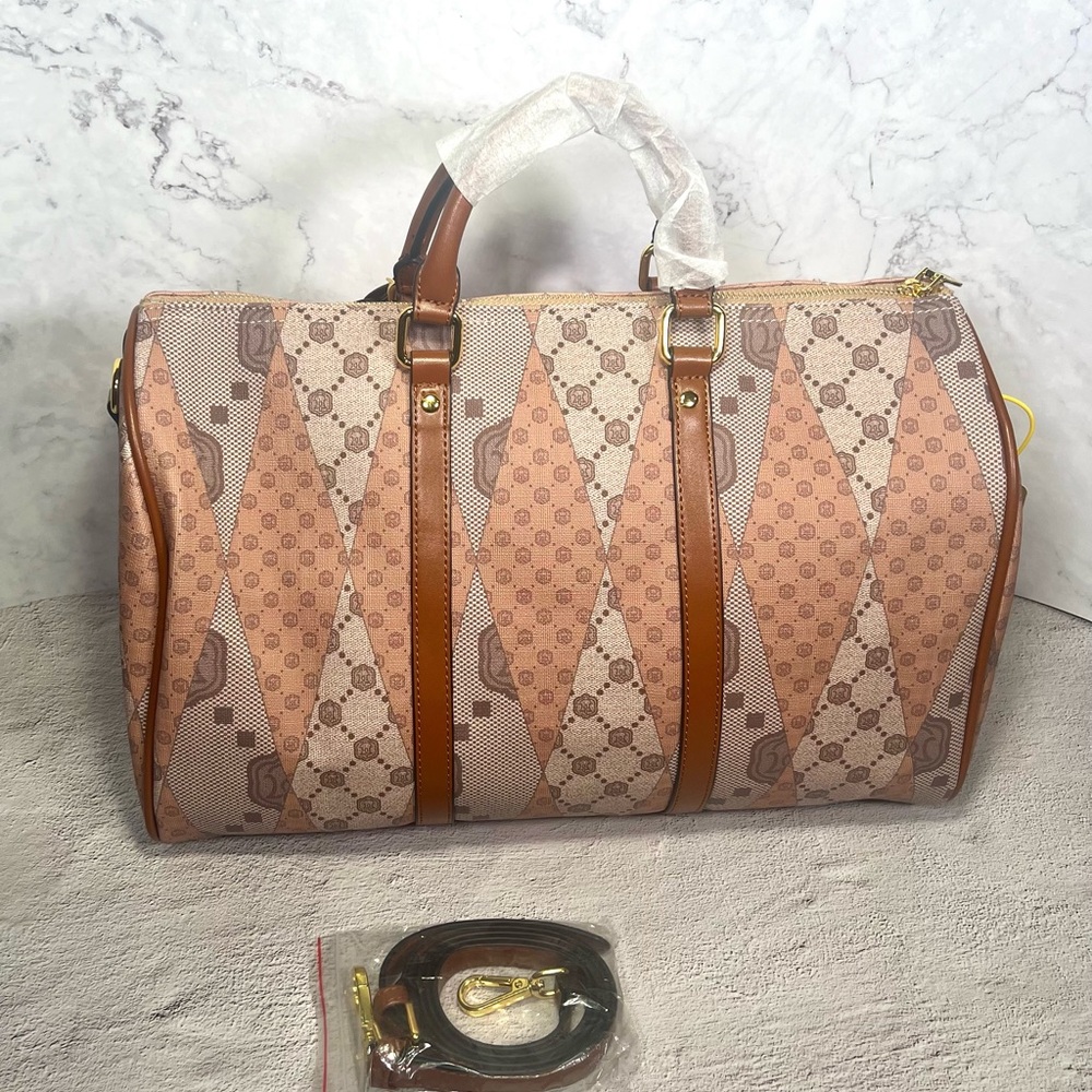 Weekend Duffle Bag Split Leather - Picture 2 of 6